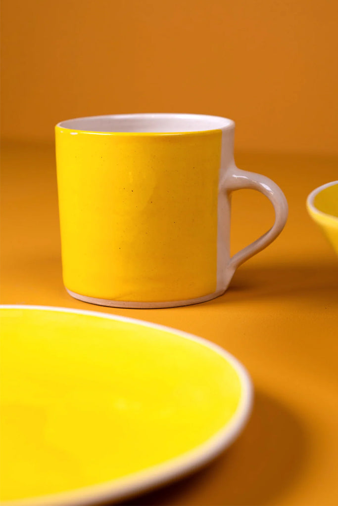 Brights Straight Mug - Yellow