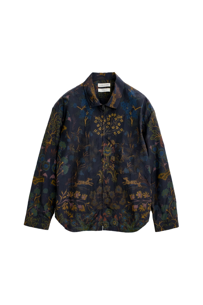 Alvaro Atelier Zip Shirt - Flower Carpet
