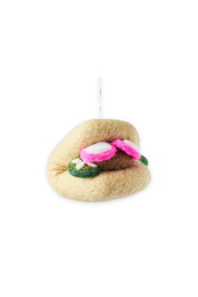 Felted Wool Decoration - Bao Bun