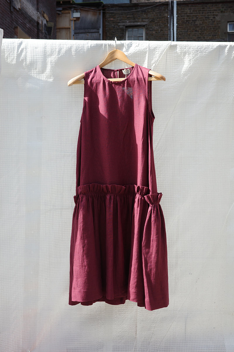 Moon Dress - Dark Cherry