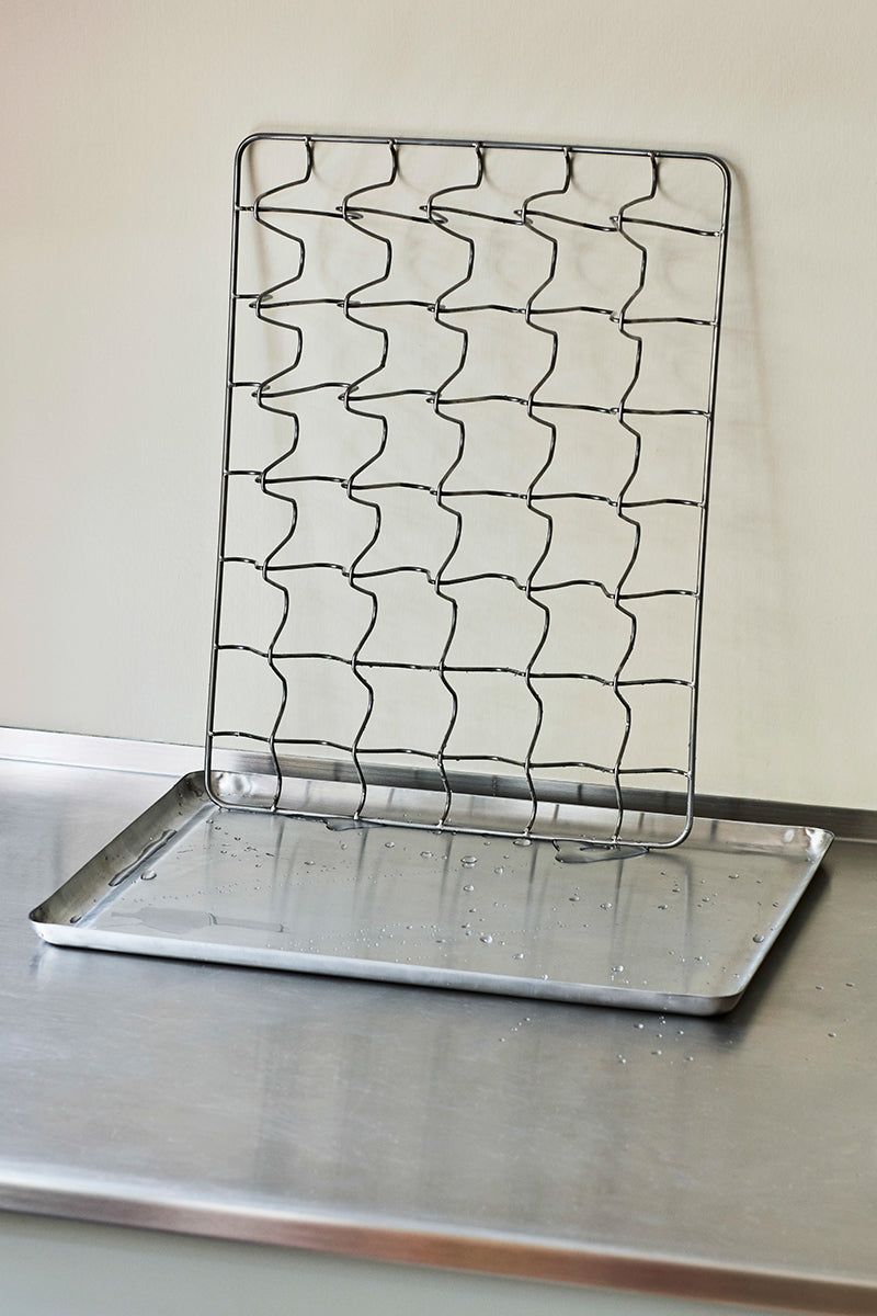 Shortwave Dish Rack - Stainless Steel