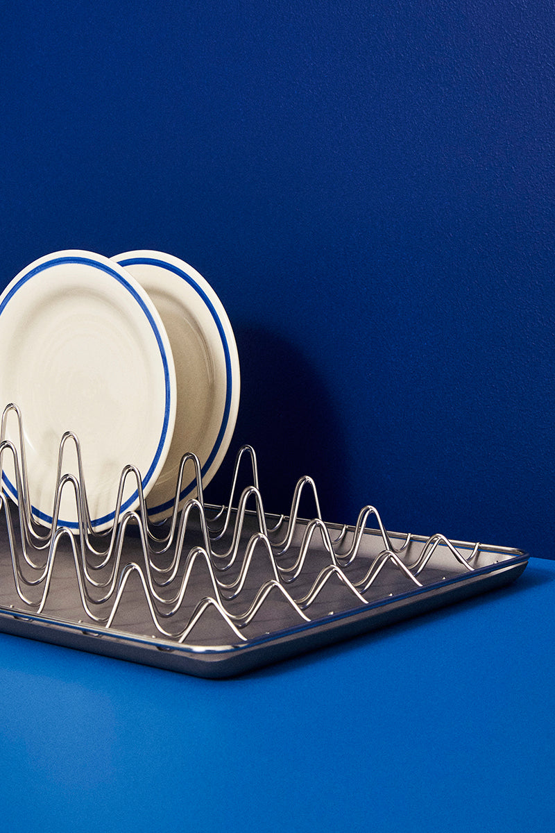 Shortwave Dish Rack - Stainless Steel