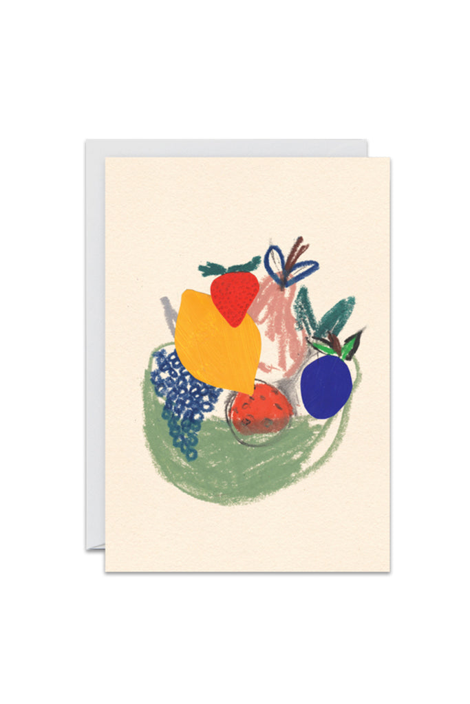 Fruit Bowl by B.D. Graft - Greeting Card