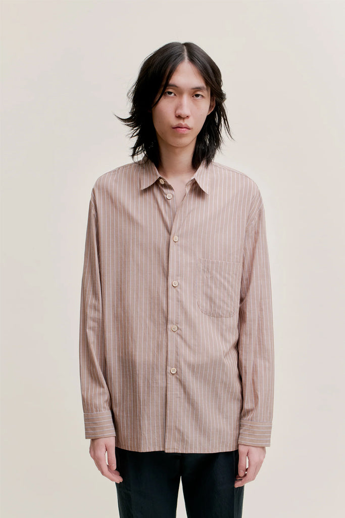 Gusto Shirt - Sand Stripe