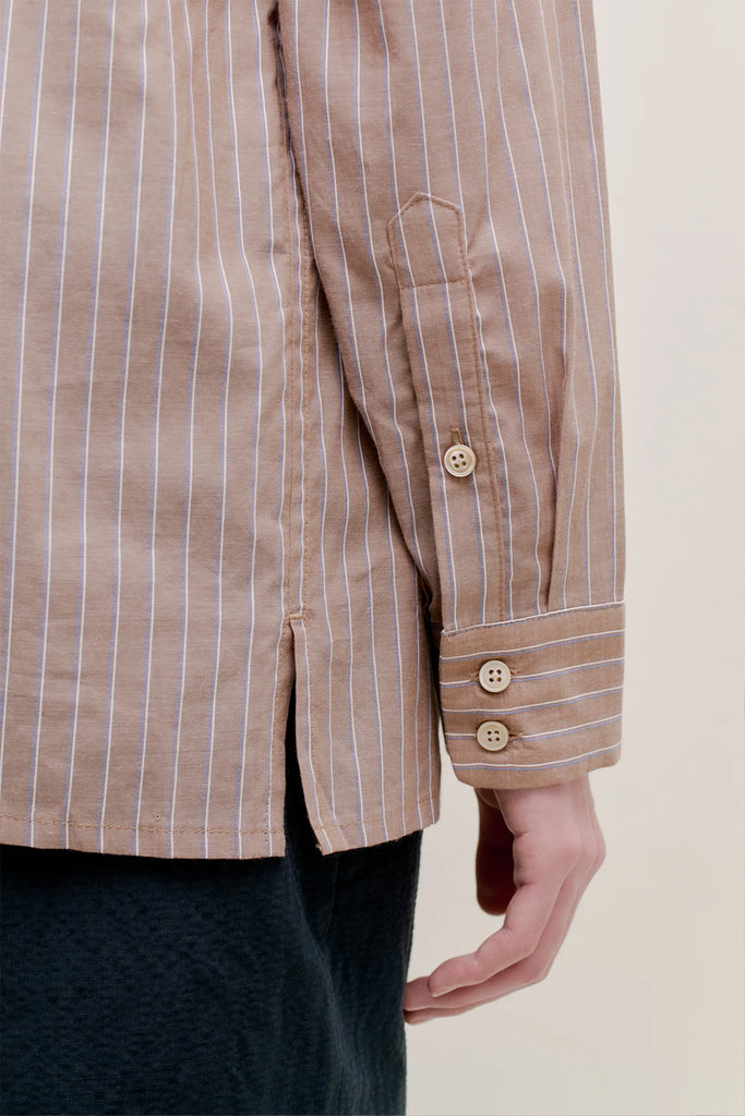 Gusto Shirt - Sand Stripe