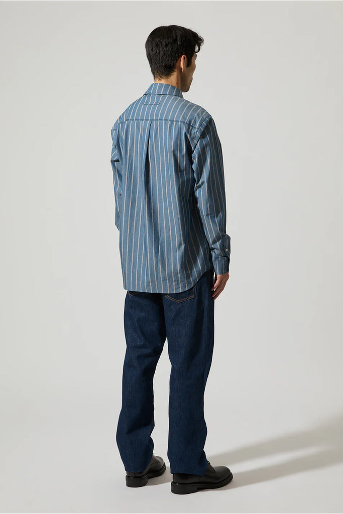 Lawrence - Storm Blue Stripe