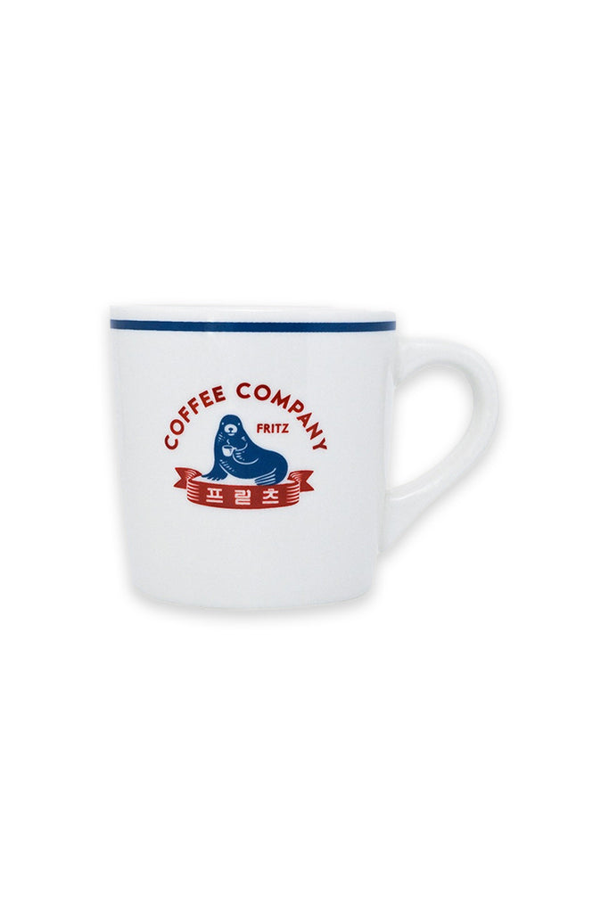 Fritz Mug - White, Blue, Red