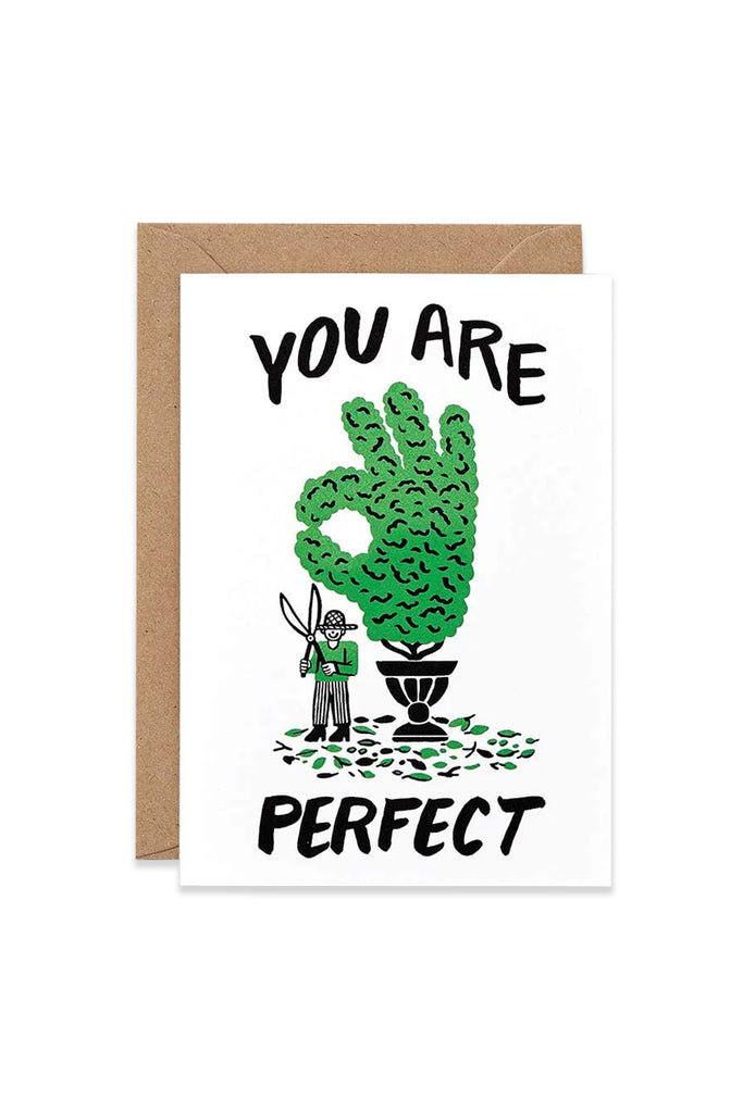 You Are Perfect by Cari Vander Yacht - Greeting Card