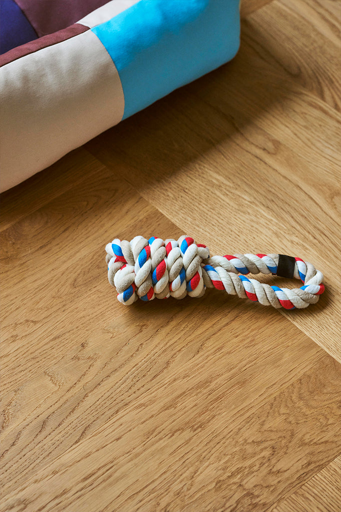 HAY Dogs Rope Toy - Red, Turquoise, Off-white