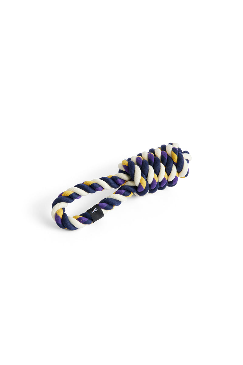 HAY Dogs Rope Toy - Blue, Purple, Ochre
