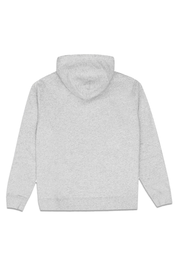 Hooded Sweat Cotton Fleece - Athletic Grey