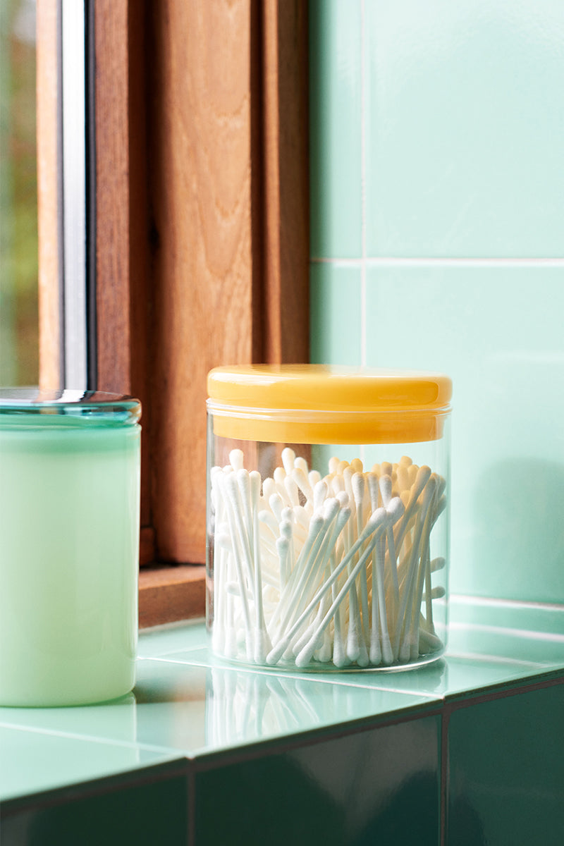 Borosilicate Jar S - Jade Green