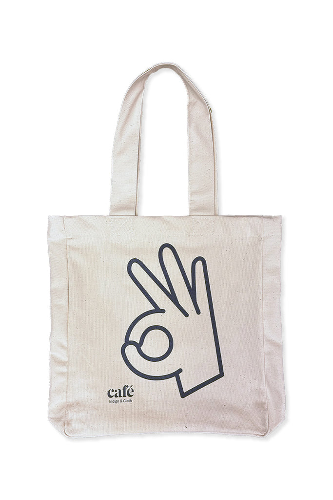 Cafe Tote Bag - Indigo & Cloth x Ruan Van Vliet