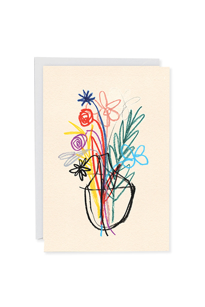 Bouquet by B.D. Graft - Greeting Card