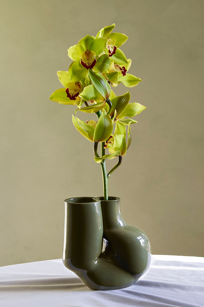 W&S Vase - Chubby Olive Green