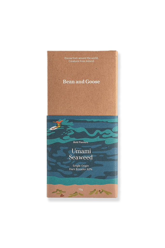 Dark Chocolate - Umami: Achill Island Sea Salt and Connemara Seaweed (70g)