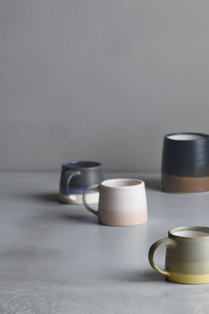 Espresso Cup - White/Pink/Beige (110ml)