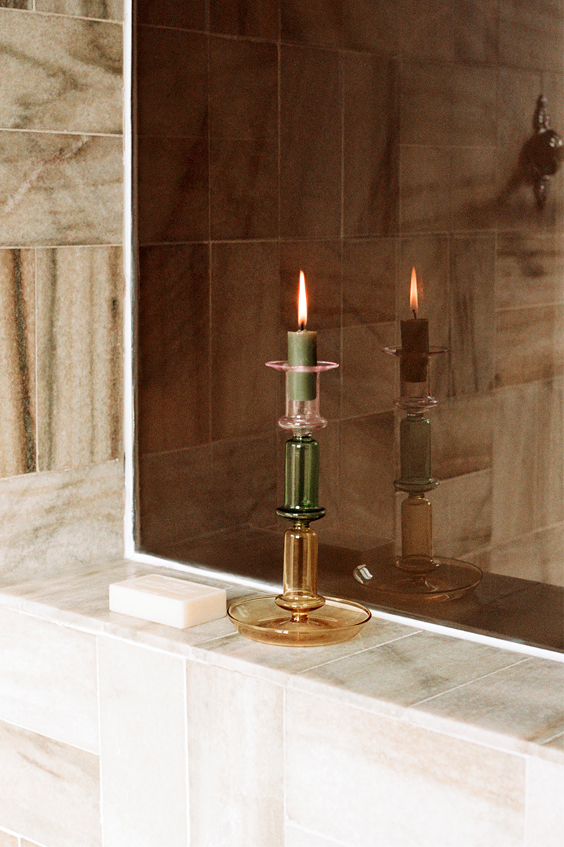 Flare Tall Rainbow - Pink/Green/Yellow