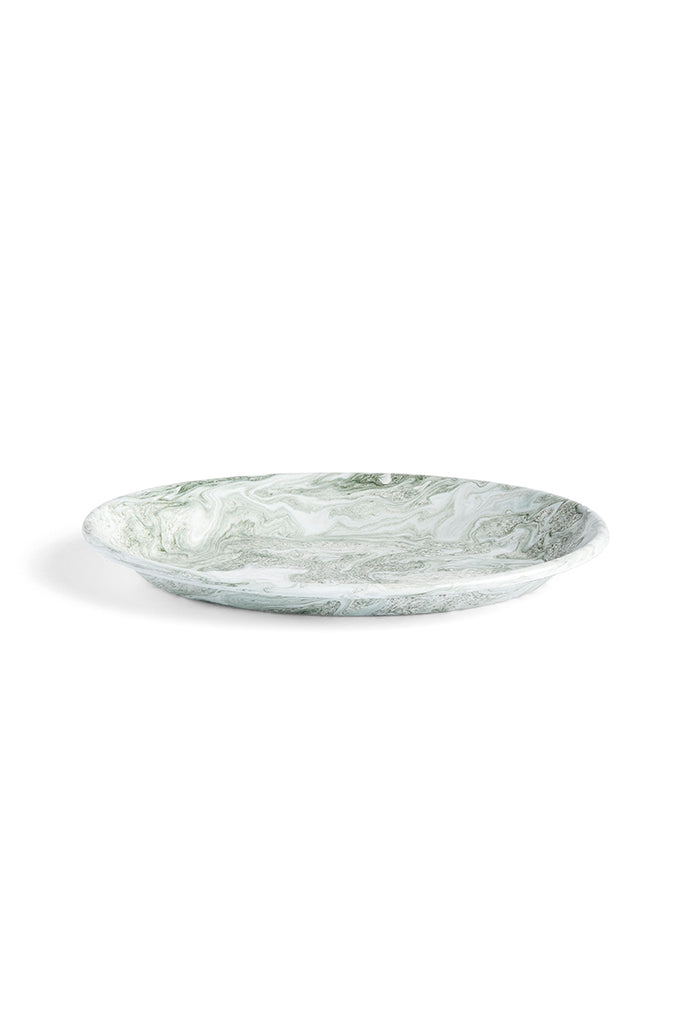 Soft Ice Oval Dish - Green