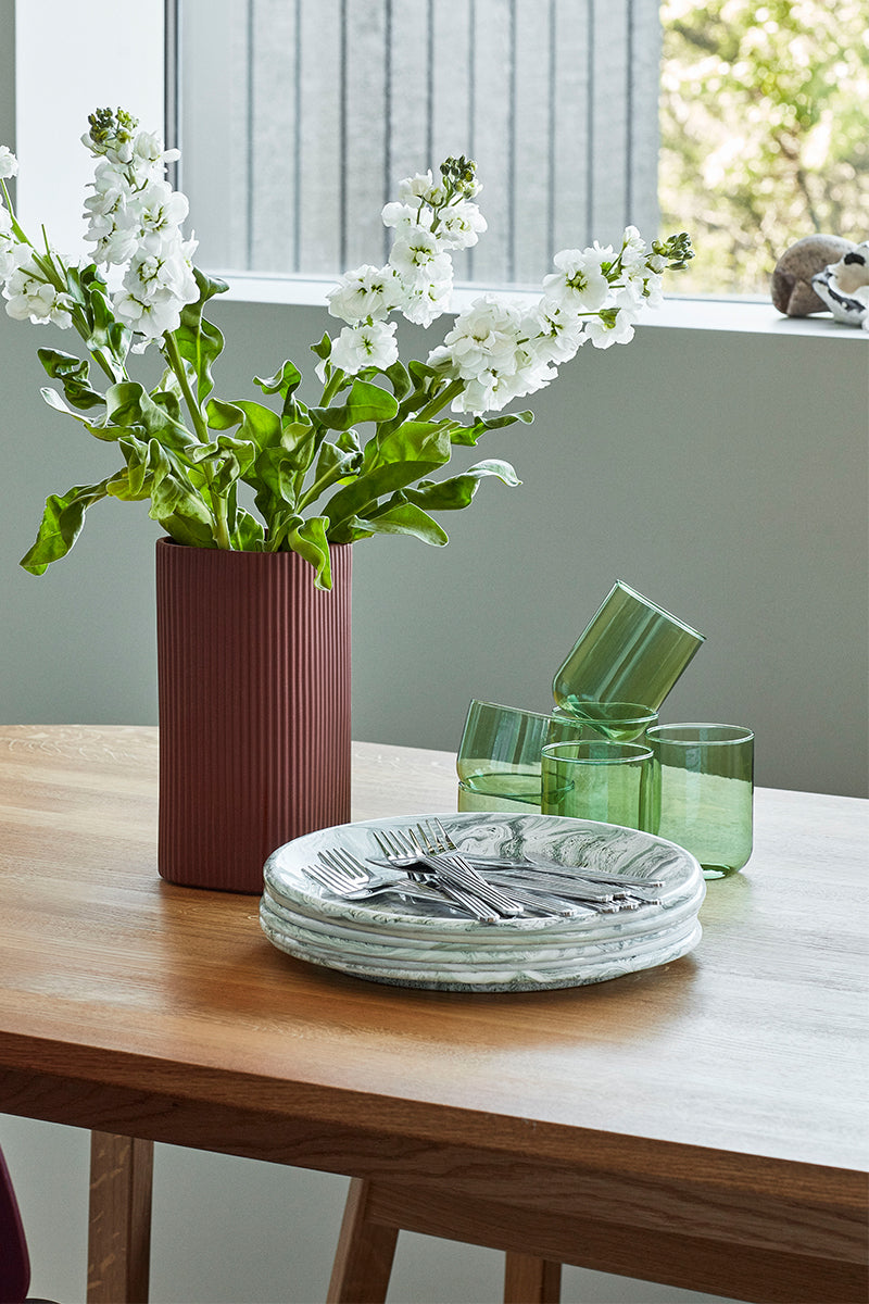 Soft Ice Dinner Plate - Green