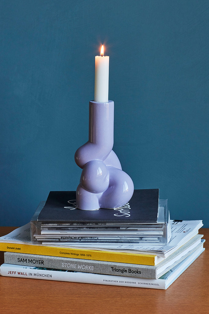 W&S Candleholder - Lavender