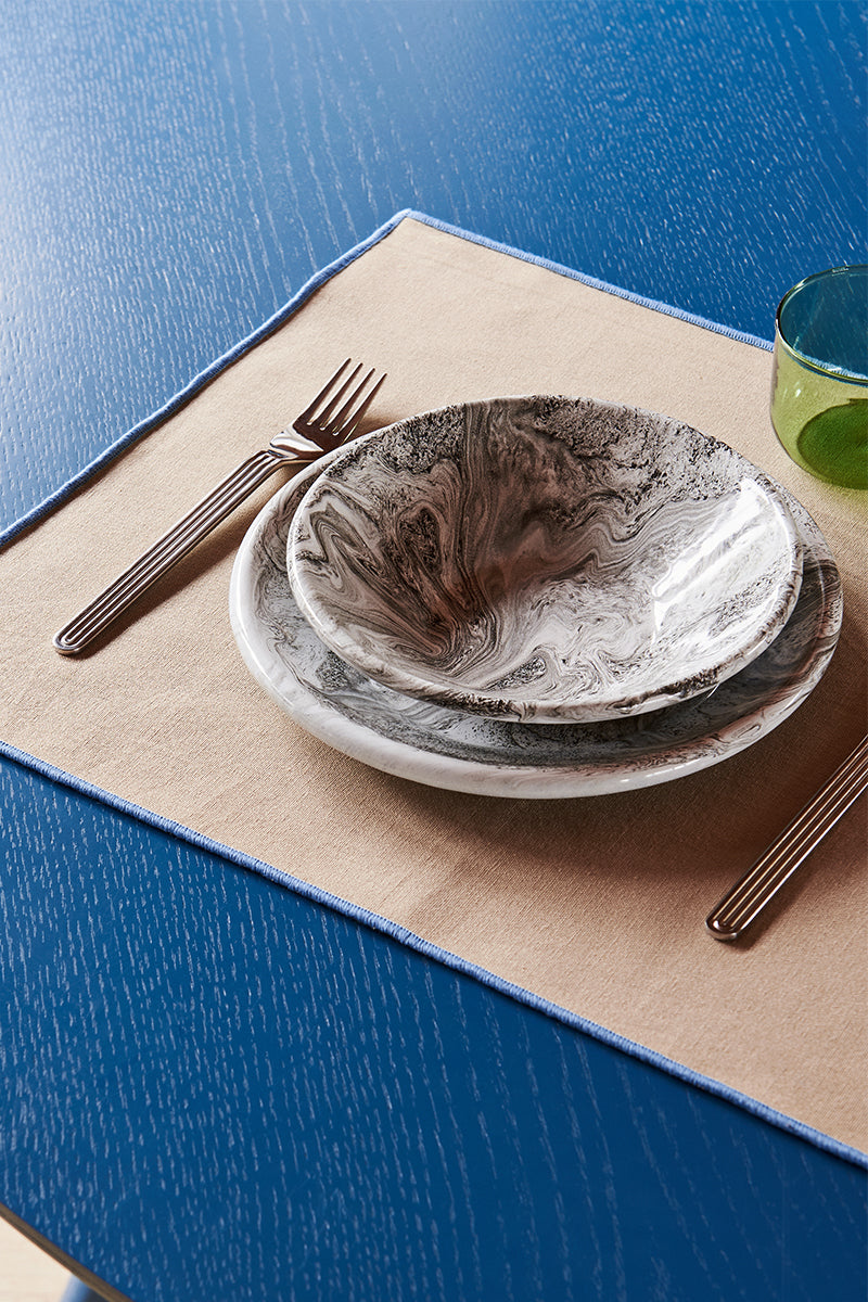 Soft Ice Lunch Plate - Grey