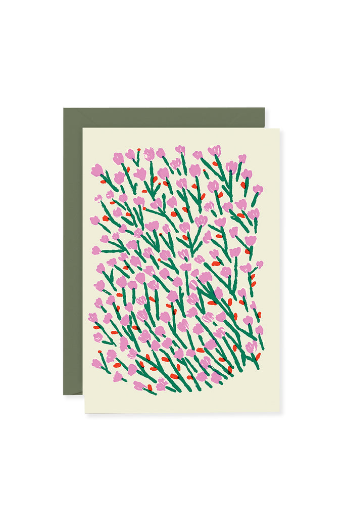 Meadow by Rozalina Burkova - Greeting Card