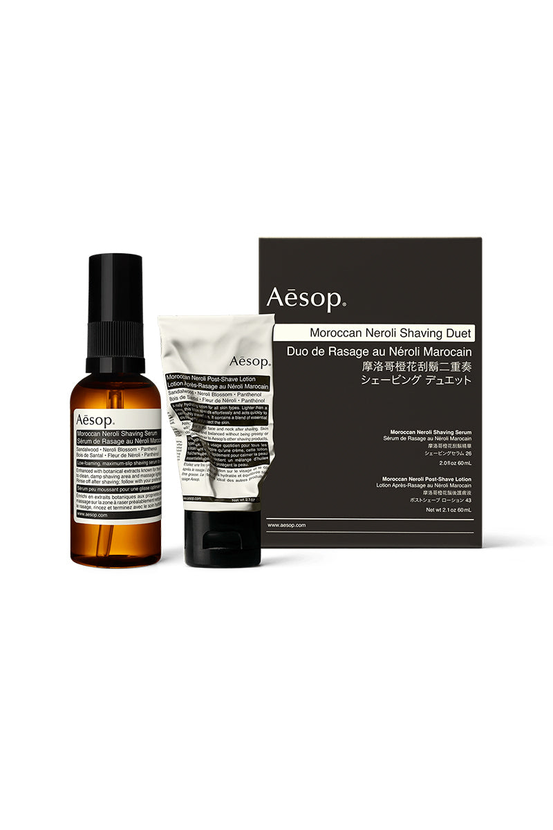 Moroccan Neroli Shaving Duet
