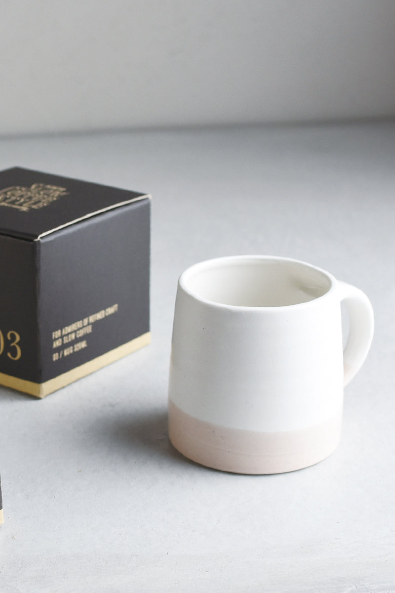 Mug - White/Pink/Beige (320ml)