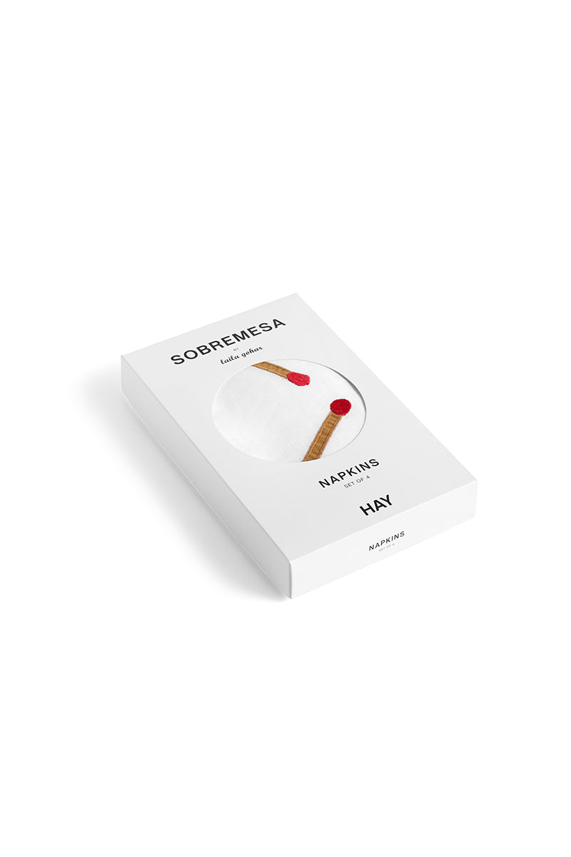 Sobremesa Napkin Set of 4 - White (W45 x L45)