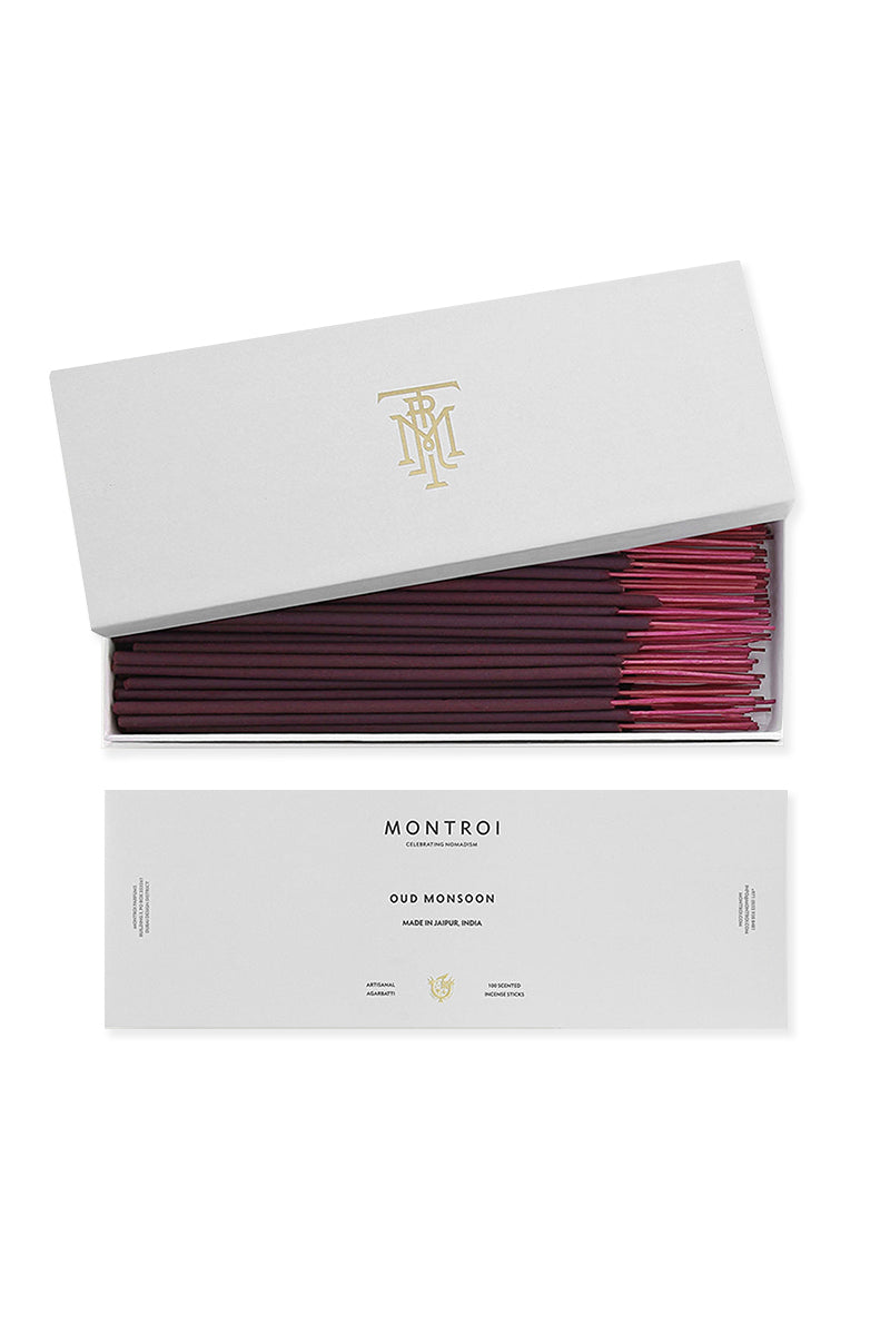 Montroi Incense Sticks (100 pack) - Oud Monsoon