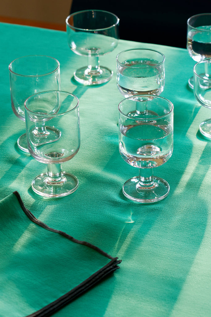 Outline Tablecloth - Verdigris Green (W140 x L250)