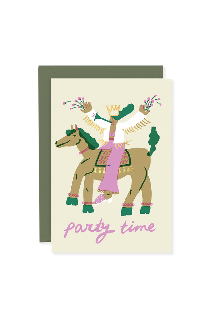 Party Time by Rozalina Burkova - Greeting Card