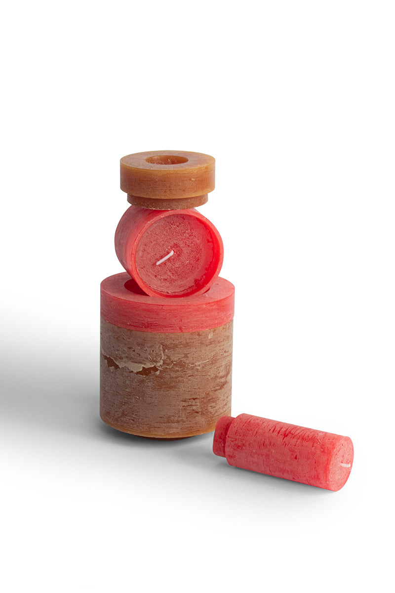 Candle Stack 4 - Red