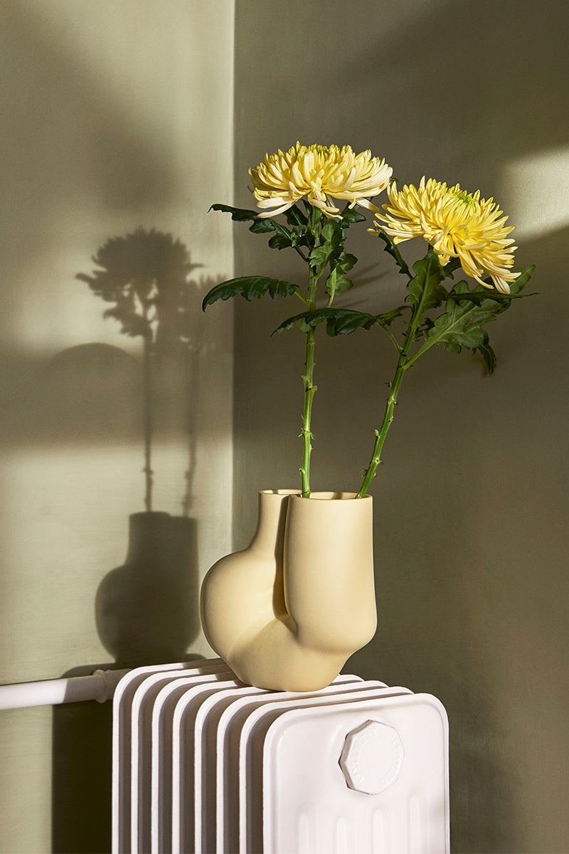 W&S Vase - Chubby Soft Yellow