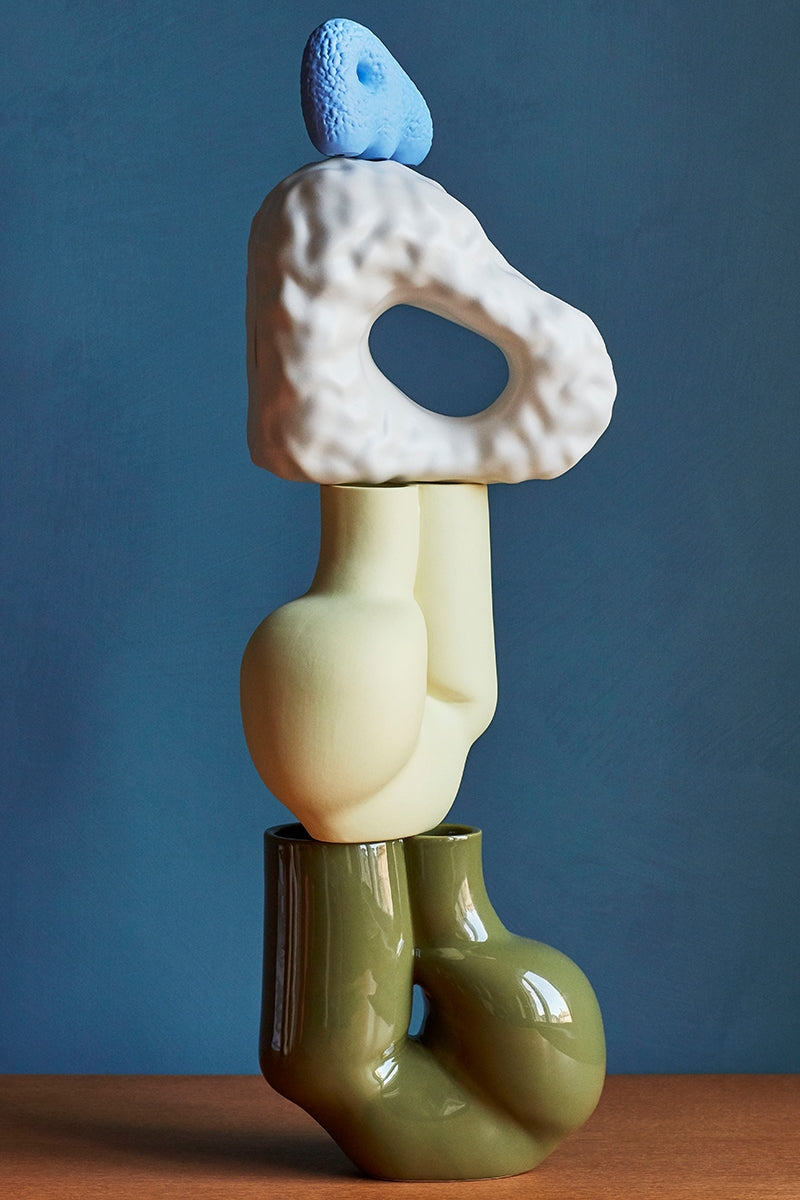 W&S Vase - Chubby Soft Yellow